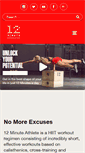 Mobile Screenshot of 12minuteathlete.com